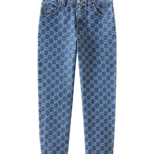 Gucci Jean droit GG en denim