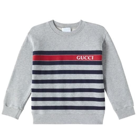 Gucci Sweat-shirt rayé en coton