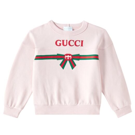 Gucci Sweat-shirt imprimé en coton à logo