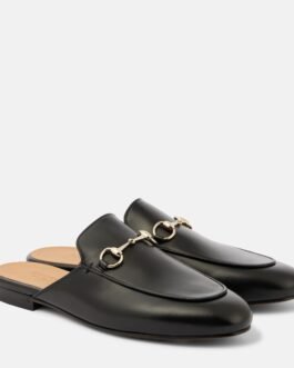 Mules Princetown Horsebit GG en cuir