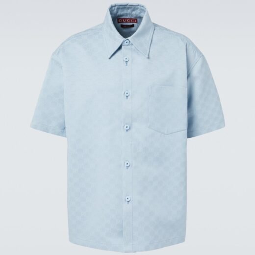 Gucci Chemise GG en jacquard de coton