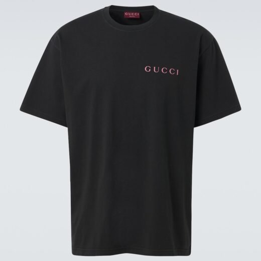 Gucci T-shirt en coton à logo