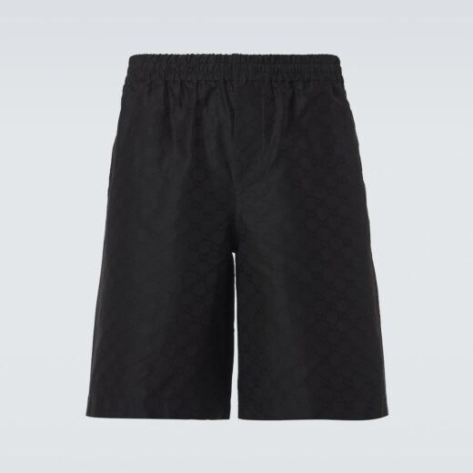 Gucci Short GG en coton et soie