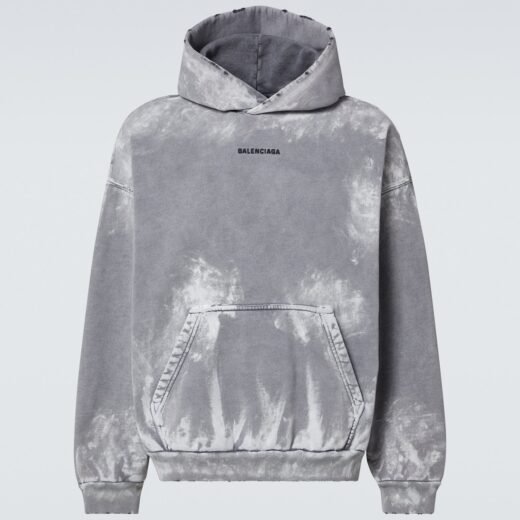 Balenciaga Sweat-shirt à capuche en coton