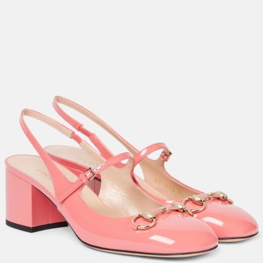 Gucci Escarpins Horsebit en cuir verni
