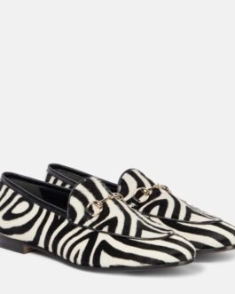 Mocassins Jordaan Horsebit en cuir façon poulain