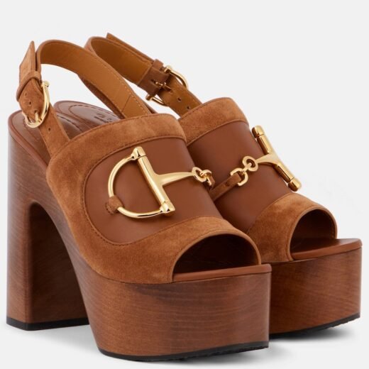 Gucci Escarpins à plateau en daim
