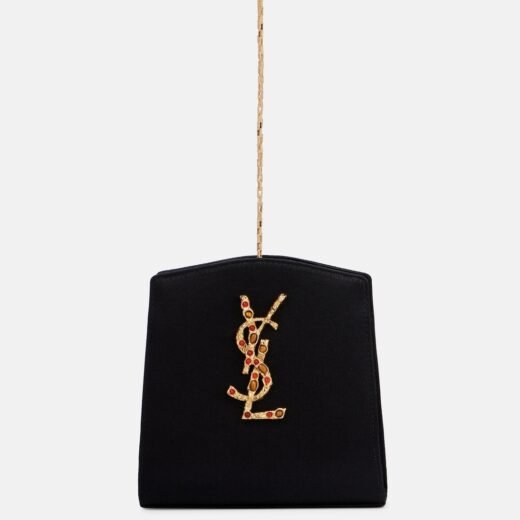 Saint Laurent Pochette Evening Mini en satin