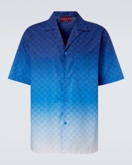 Chemise GG imprimée en coton