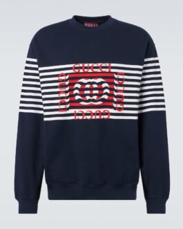 Sweat-shirt en coton à logo