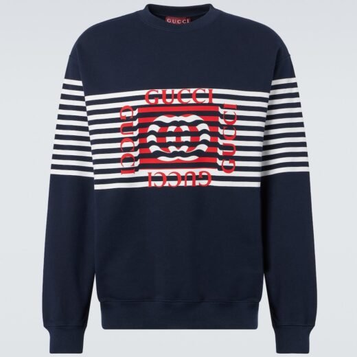Gucci Sweat-shirt en coton à logo