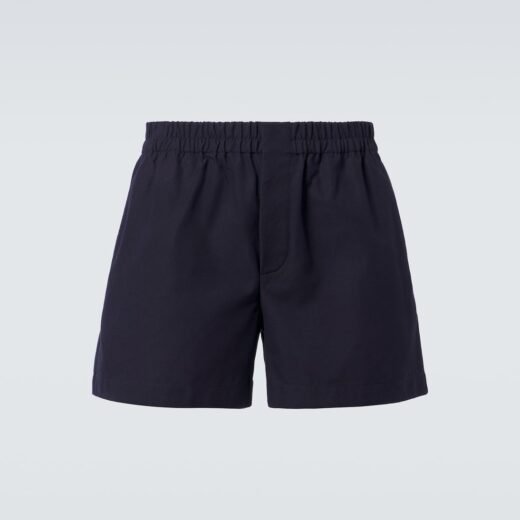 Gucci Short brodé en coton à logo