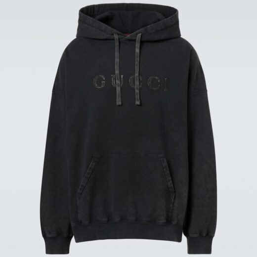 Gucci Sweat-shirt à capuche imprimé en coton
