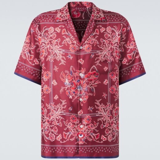 Gucci Chemise imprimée en soie