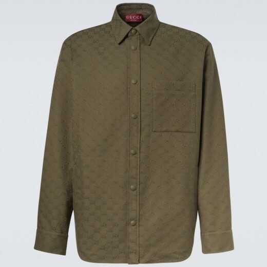 Gucci Chemise GG Canvas en coton mélangé