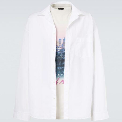 Balenciaga T-shirt et chemise en coton