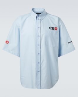 Chemise oversize en coton