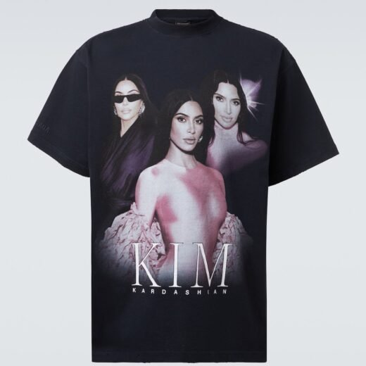 Balenciaga T-shirt Kim K oversize en coton