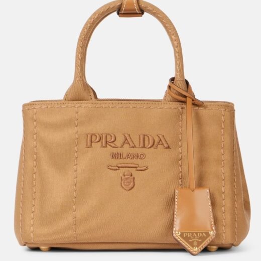 Prada Sac Jardinière Mini en toile