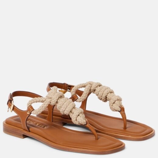 Prada Tongs en cuir