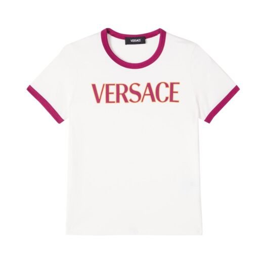 Versace T-shirt en coton à logo