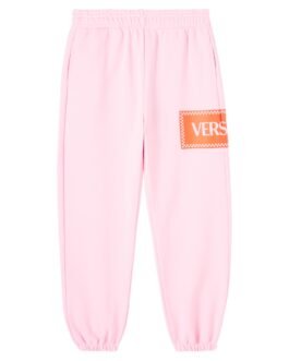 Pantalon de survêtement en coton à logo