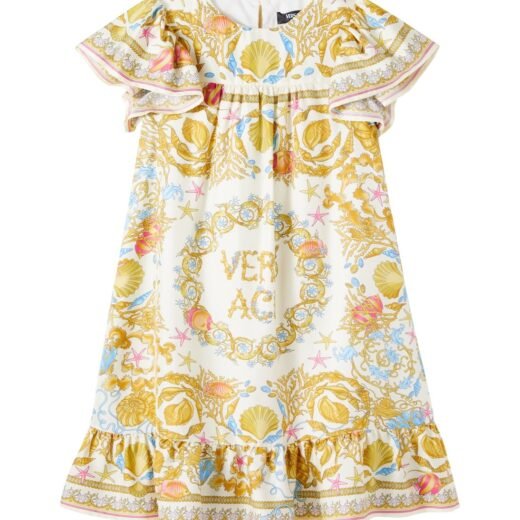 Versace Robe Underwater Barocco en soie