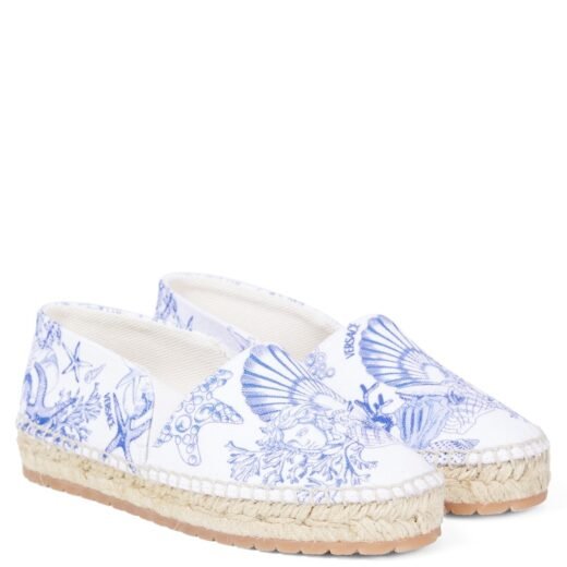 Versace Espadrilles Coral Theatre en toile