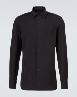 Chemise en coton mélangé