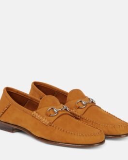 Mocassins Gigi Horsebit en daim