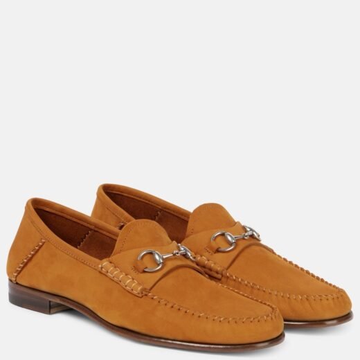 Gucci Mocassins Gigi Horsebit en daim