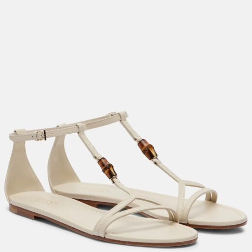 Gucci Sandales Bamboo en cuir