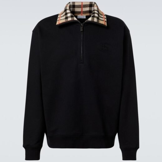 Burberry Sweat-shirt Check en coton