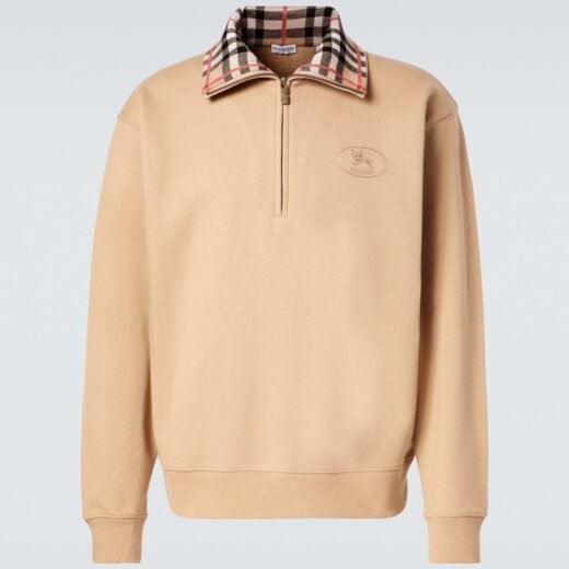 Burberry Sweat-shirt Check en coton