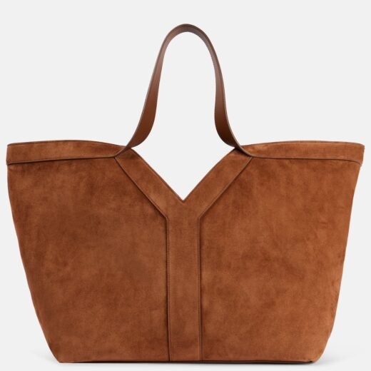 Saint Laurent Cabas Y en daim