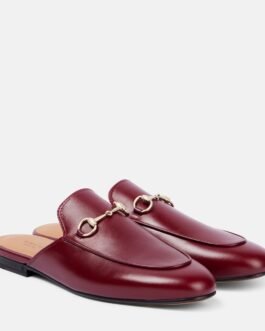 Mules Princetown Horsebit en cuir