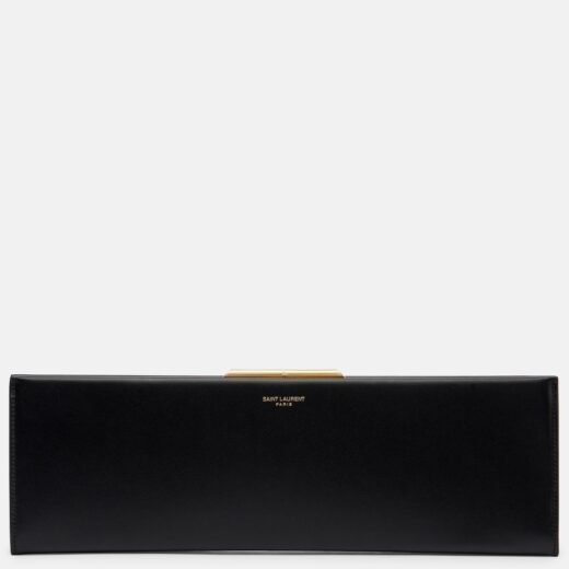 Saint Laurent Pochette Midnight Small en cuir
