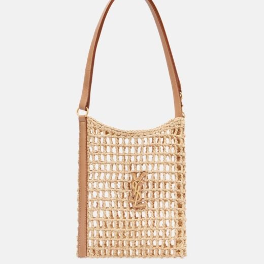 Saint Laurent Cabas Oxalis Mini en raphia