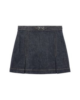 Jupe Horsebit en jean