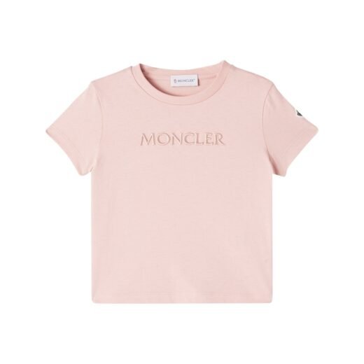 Moncler T-shirt en coton brodé à logo