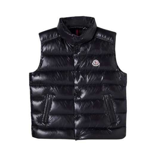 Moncler Veste doudoune sans manches Tibb à logo
