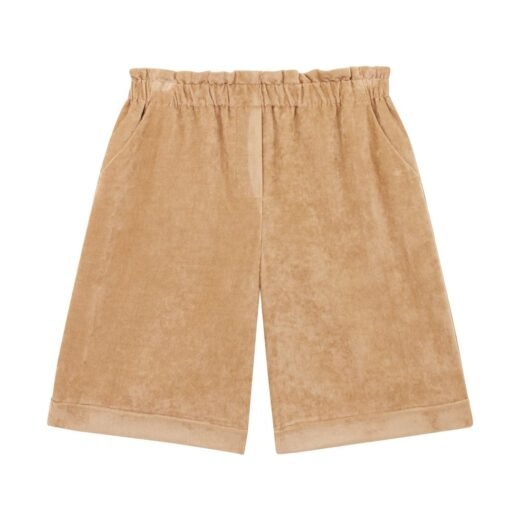 Moncler Short en velours côtelé à logo