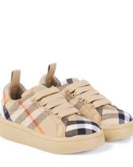 Baskets Burberry Check en toile