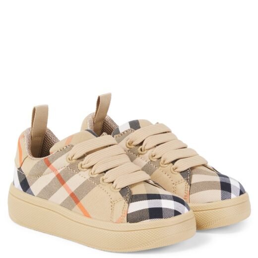 Burberry Baskets Check en toile