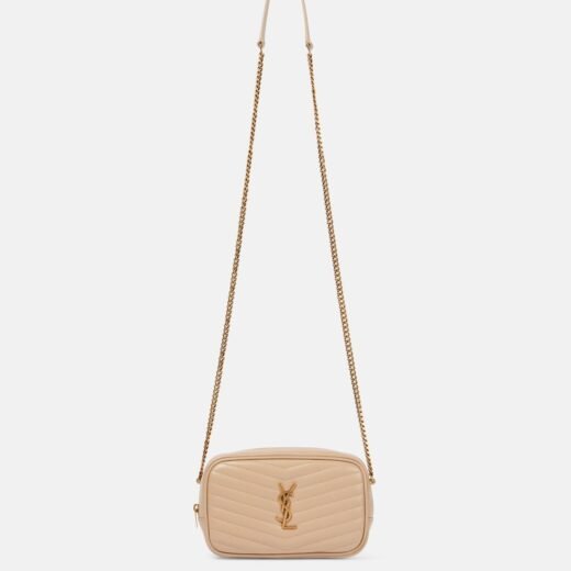 Saint Laurent Sac à bandoulière Lou Mini en cuir matelassé