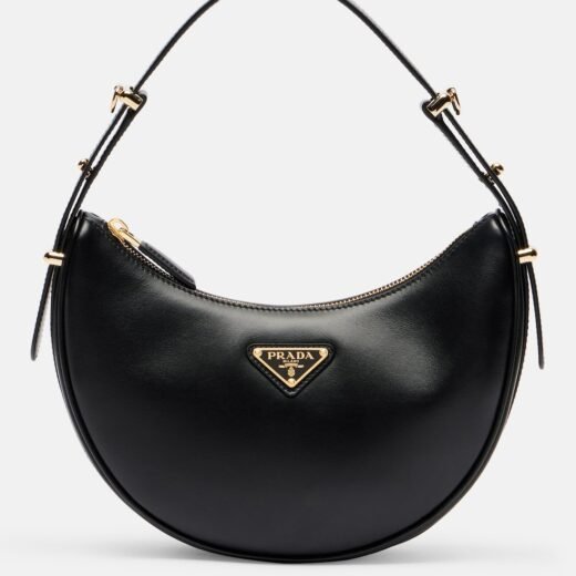 Prada Sac Arqué Small en cuir