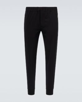 Pantalon slim en coton mélangé