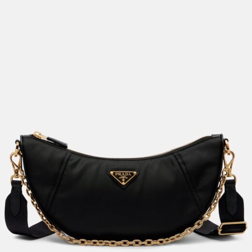 Prada Sac Demi-Lune en Re-Nylon