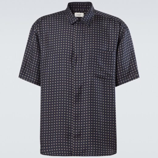Saint Laurent Chemise imprimée en soie