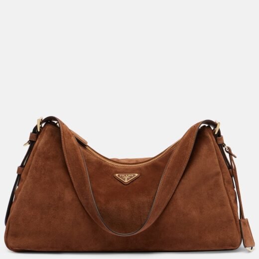 Prada Sac Aimée Large en daim